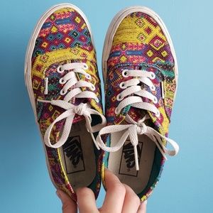 🔥💜Colorful Print Vans Low Tops Sneakers💚💦